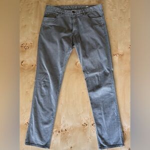 Faherty Men's Slate Gray Straight Jeans